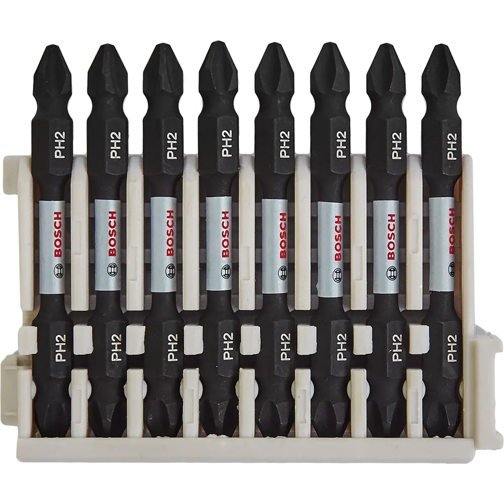 Бита ударная двусторонная Bosch Impact Control 2608522337 PH2/PH2x65 мм, 8 шт. 83433306 STLM-2047505 BOSCH PROFESSIONAL 