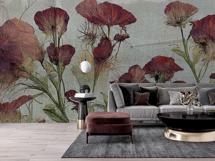 Обои с цветочными мотивами Creativespace Prêt-à-porter ARCH-00010123