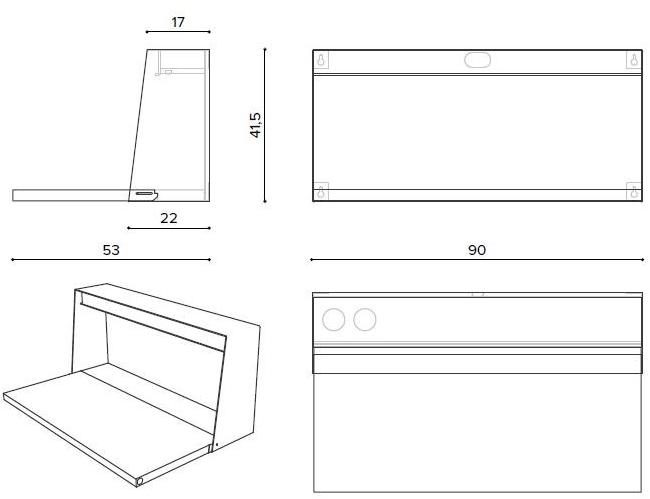 True Design Стол / полка из алюминия и дерева Hella sun-id-1444228 - Вид №15
