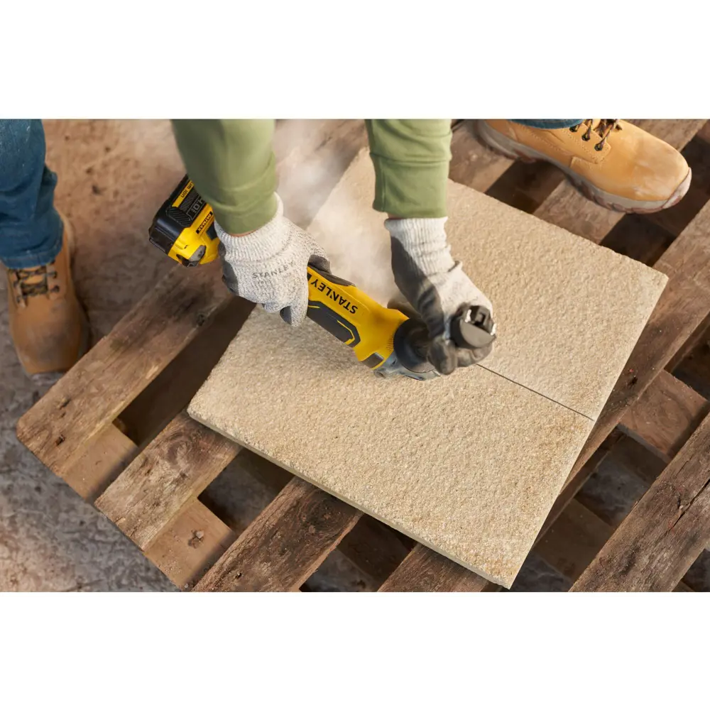 УШМ аккумуляторная бесщеточная Stanley Fatmax SFMCG700B-XJ, 18 В, 125 мм, без АКБ и ЗУ STLM-2110584 - Вид №15