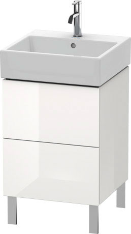 LC677405252 Тумбочка напольная L-Cube #LC6774 484 x 459 мм Европейский дуб, декор Duravit - Вид №2