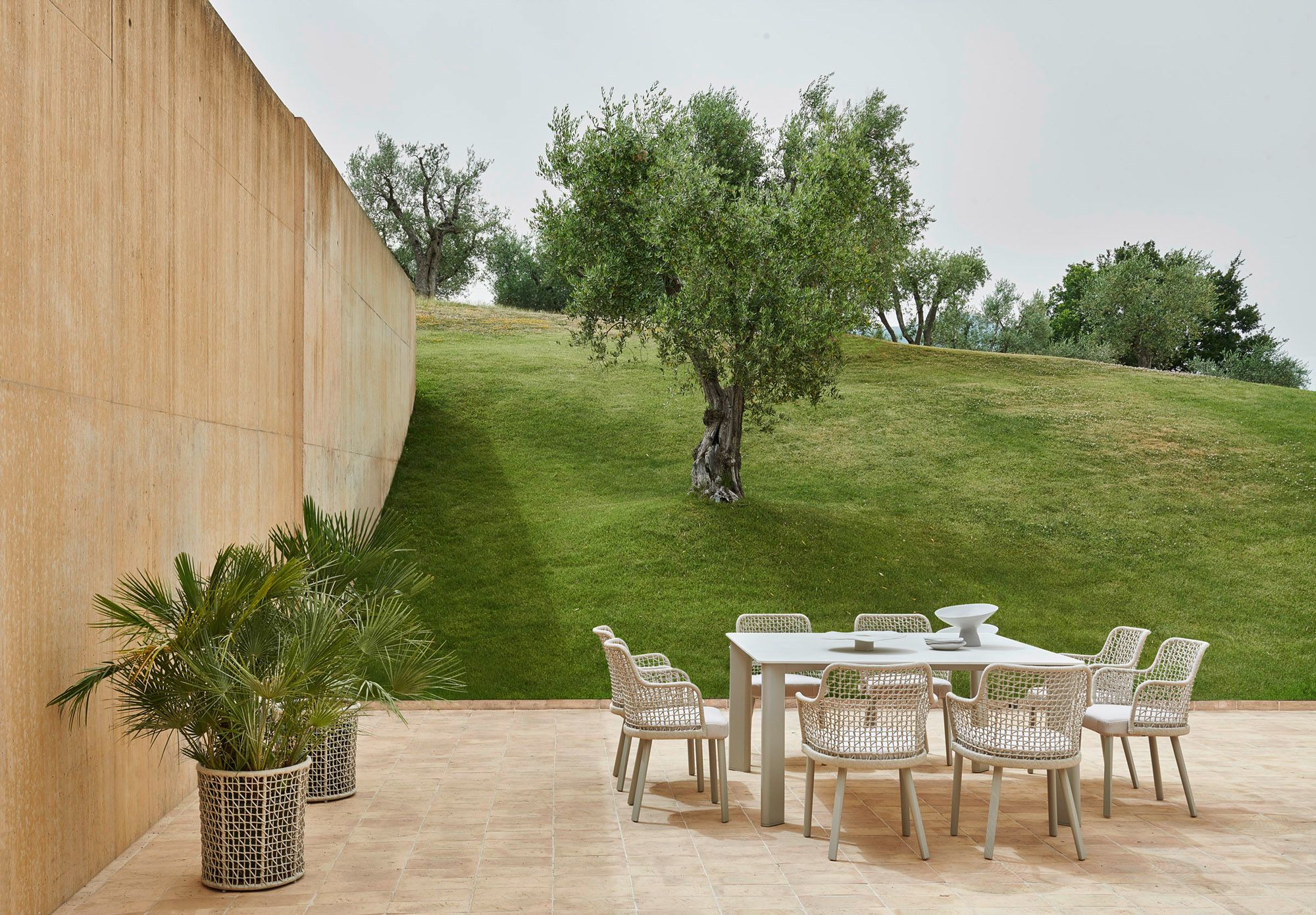 Круглый держатель для горшка из синтетического волокна Varaschin Эмма ARCH-00041439 - Вид №2