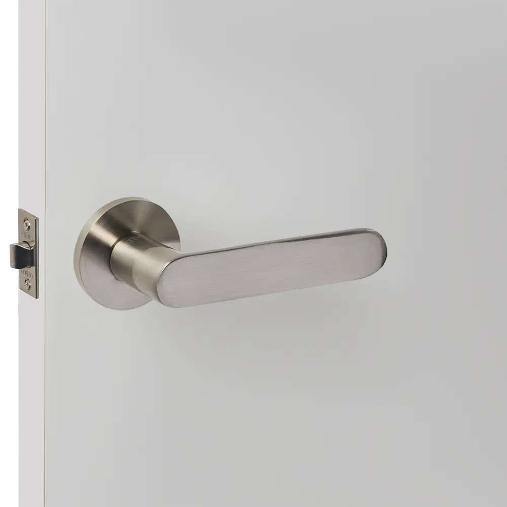 Дверные ручки Punto Porto без запирания комплект цвет никель STLM-2162936 - Вид №5