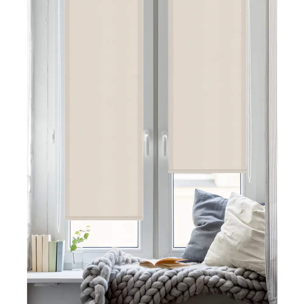 Штора рулонная Inspire Шантунг 80x160 см бежевая 82807391 STLM-2152408 - Вид №5