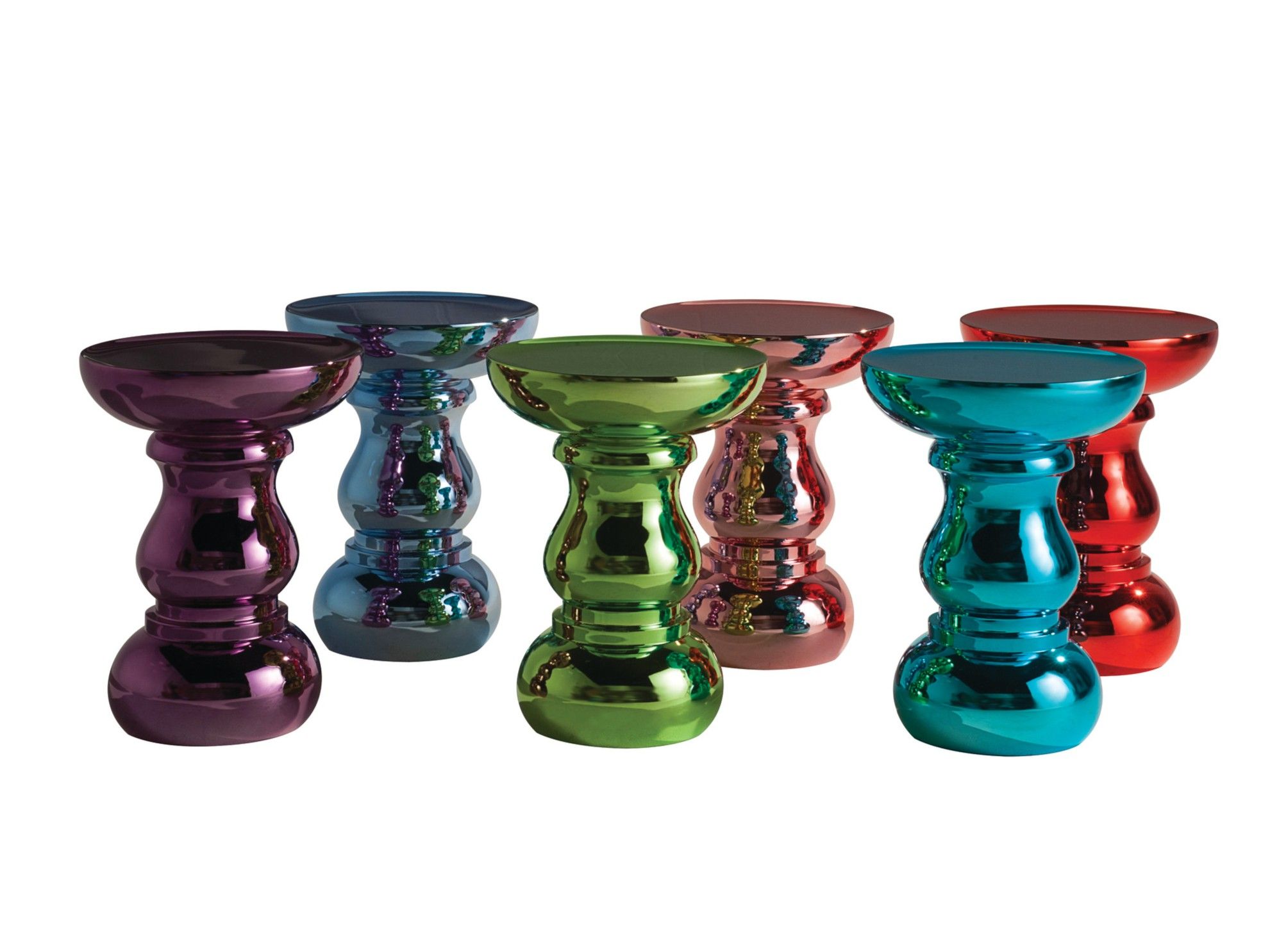 Высокий круглый стол из смолы ROCHE BOBOIS CHESS ARCH-00071894