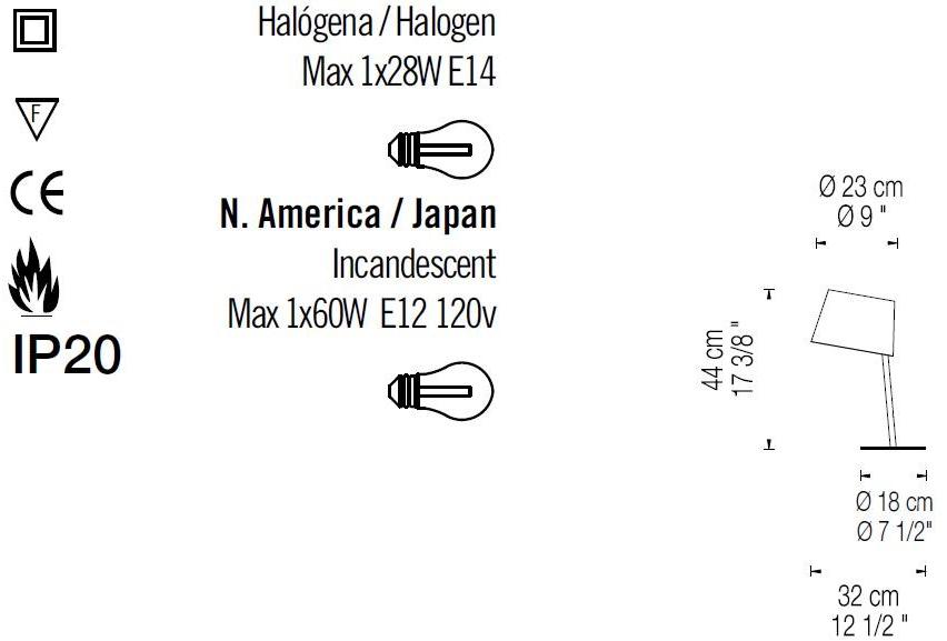 fambuena Настольная лампа Excéntrica 9049 - Вид №3