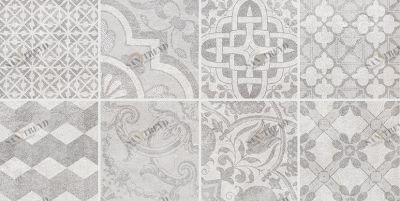 BASTION ДЕКОР С ПРОПИЛАМИ МОЗАИКА СЕРЫЙ 08-03-06-453 20Х40 Laparet 080306453