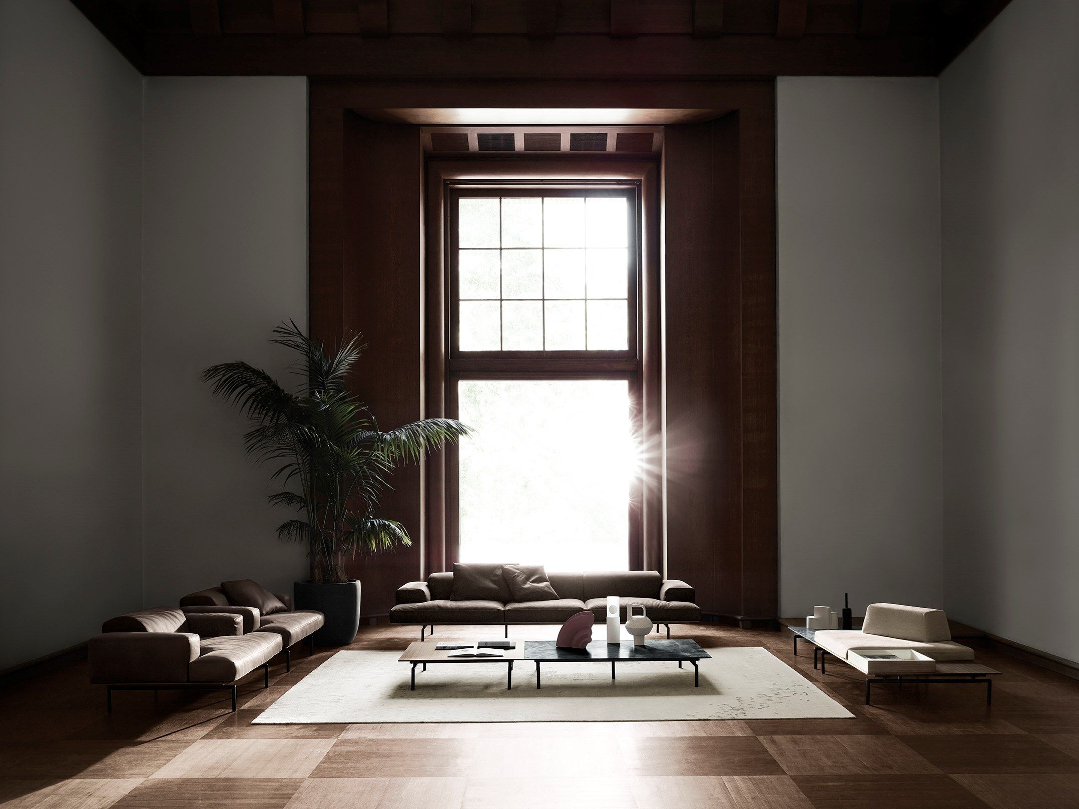 Модульная скамья со спинкой Living Divani Сумо ARCH-00126347 - Вид №10