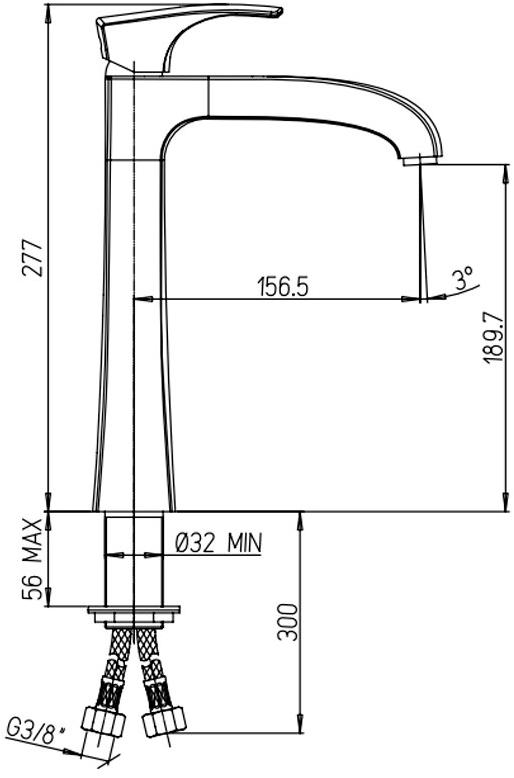 Paini Lady 89PW205LLL смеситель для раковины - Вид №1