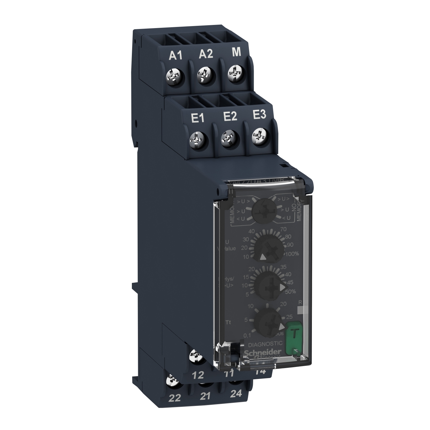 RM22UA32MR РЕЛЕ КОНТР. ПОВ./ПОН НАПР., С/БЕЗ ПАМЯТ. Schneider Electric Компоненты управления 