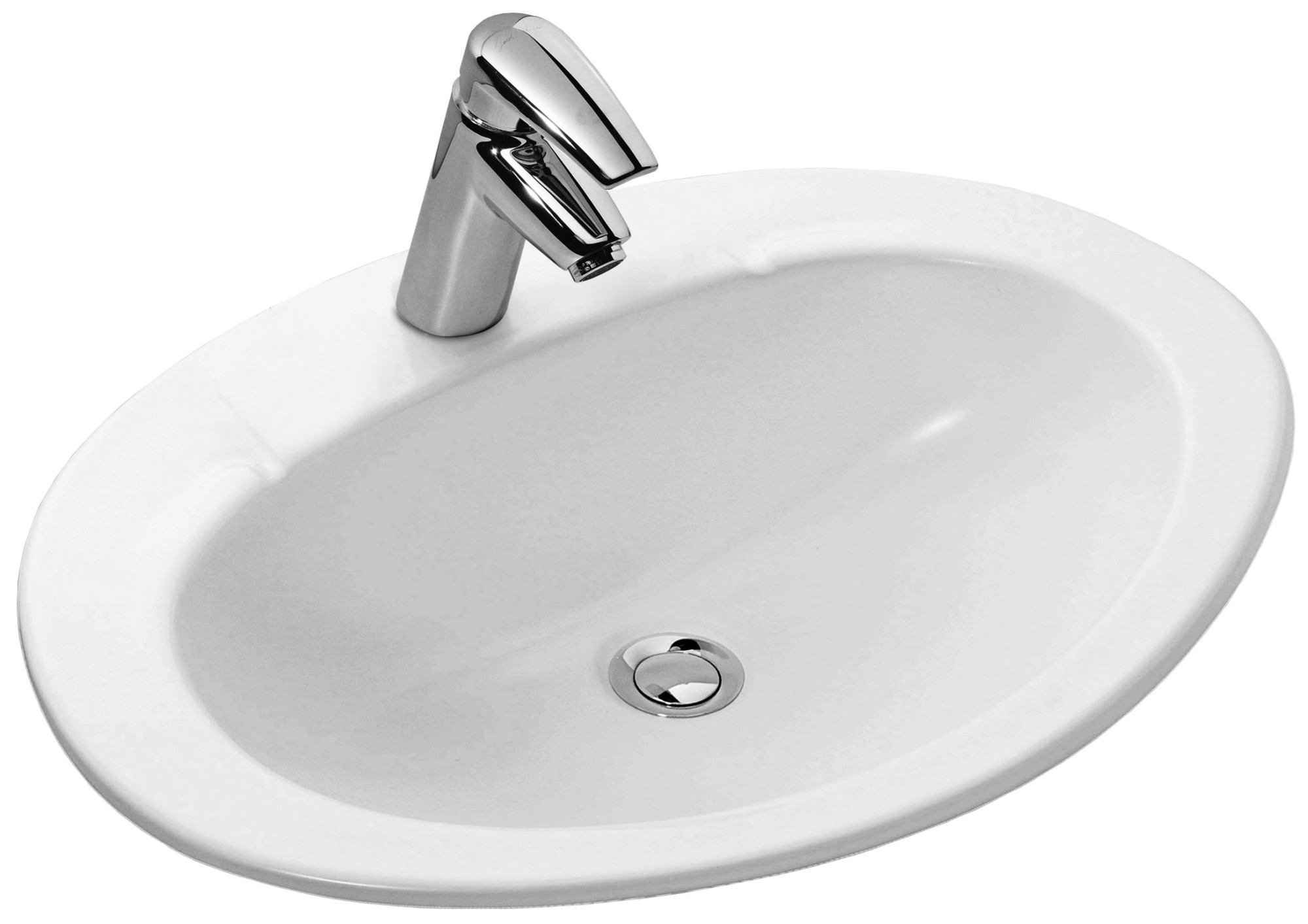 E1273-00 Врезной умывальник JACOB DELAFON OVALE DESSUS