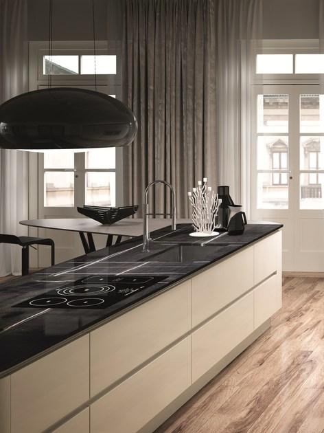 Aster Cucine Лакированная кухня с островом Domina sun-id-1371709 - Вид №5