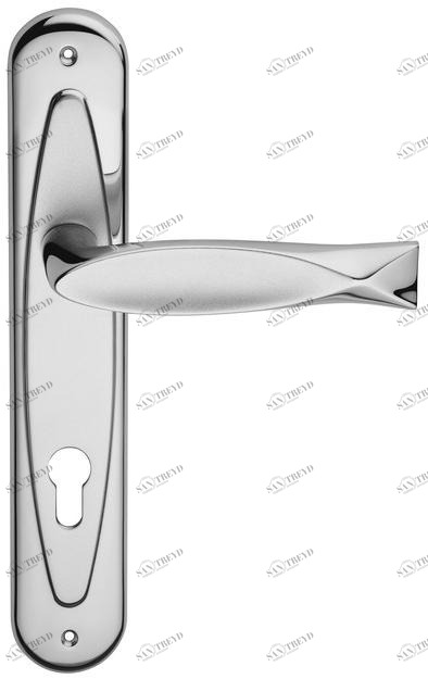 LINEA CALI' Ручка из хромированной латуни на пластине Fish sun-id-1382597