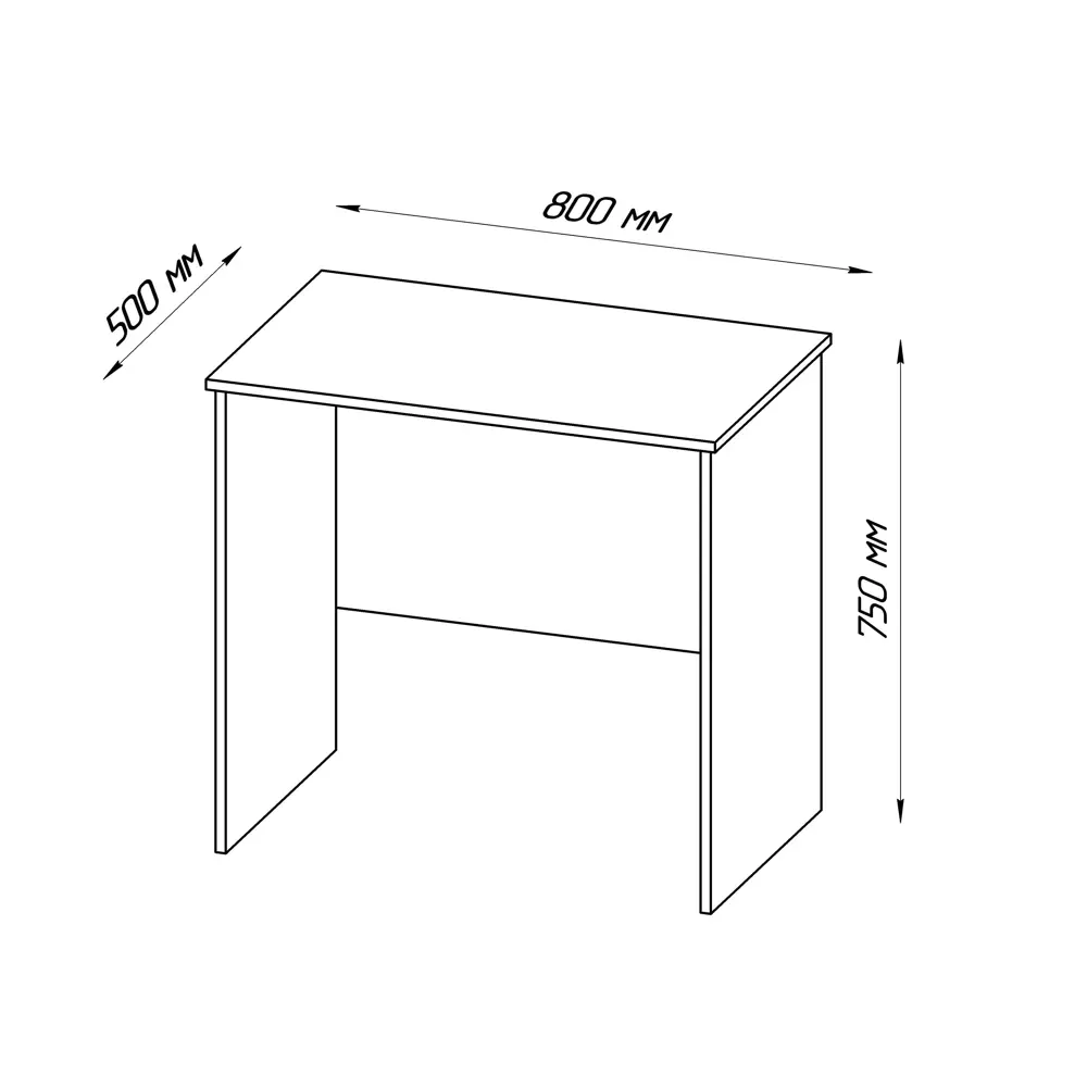 Santreyd Праксис — компактный письменный стол для современного интерьера 89393052 STLM-1406498 - Вид №3