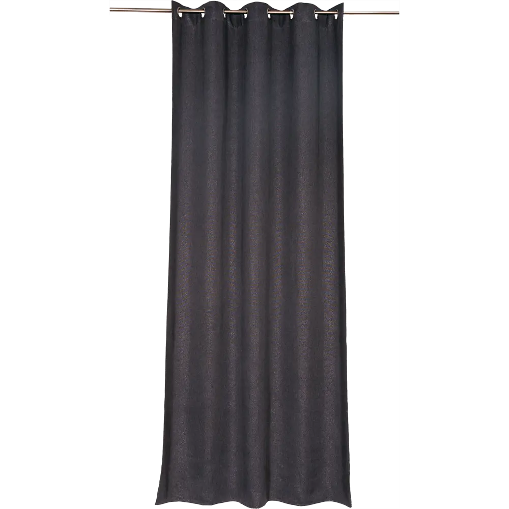 Штора на люверсах «Спарк» 140х260 см цвет серебристый INSPIRE STLM-2186825