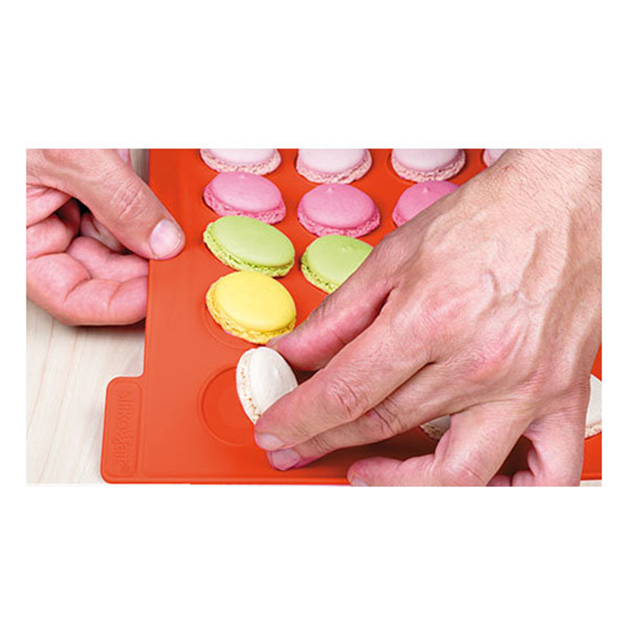 23.041.00.0065 Форма для приготовления печенья macarons 30 х 40 см силиконовая Silikomart  - Вид №4