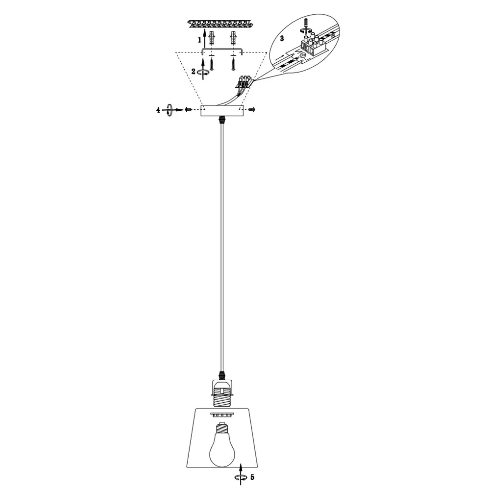 Подвесной светильник Freya Devas в стиле лофт с хромированным основанием 88241810 STLM-0925294 - Вид №10