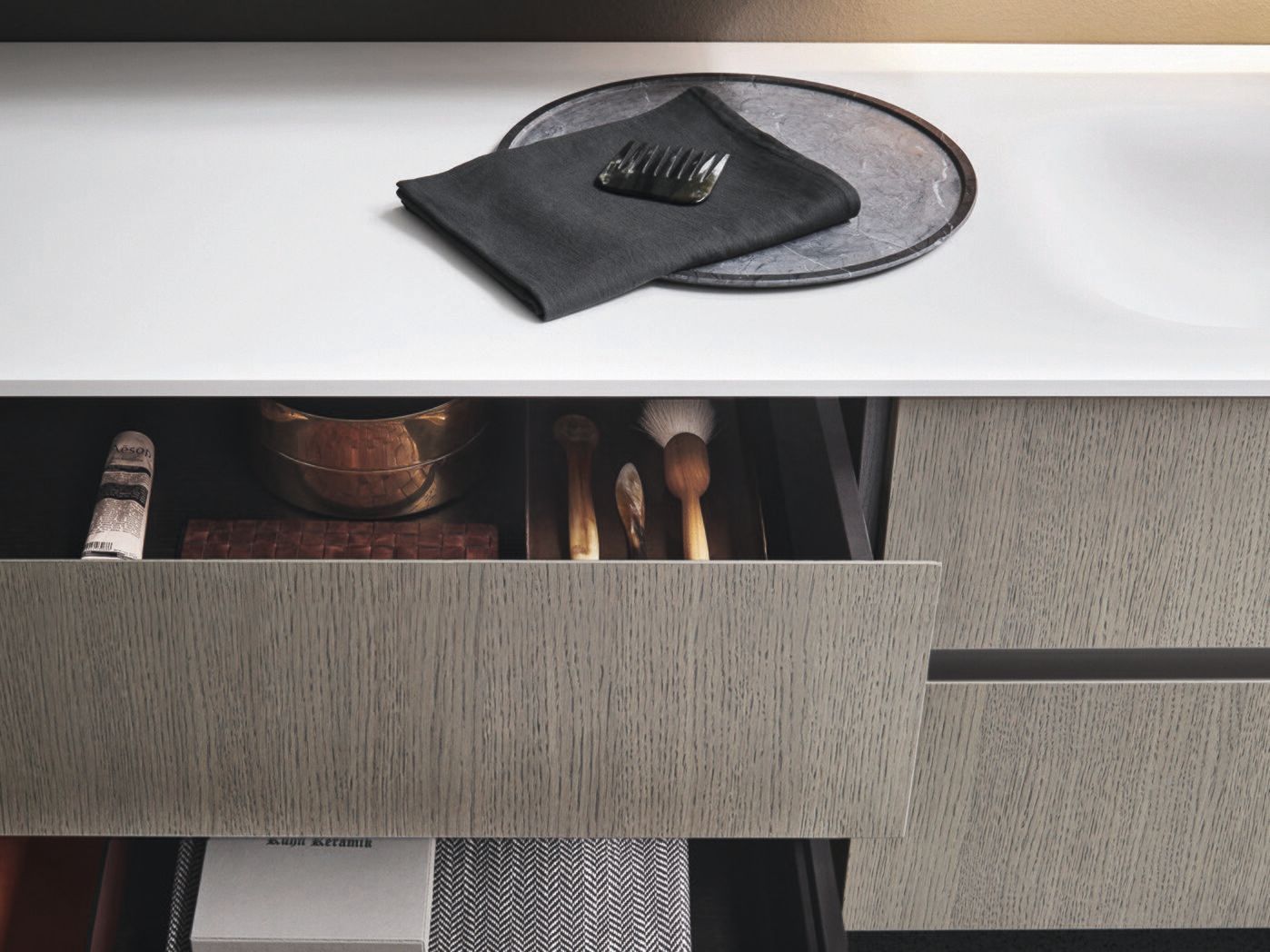 Мебель для ванной комнаты из дуба Noorth синтез ARCH-00088395 - Вид №1