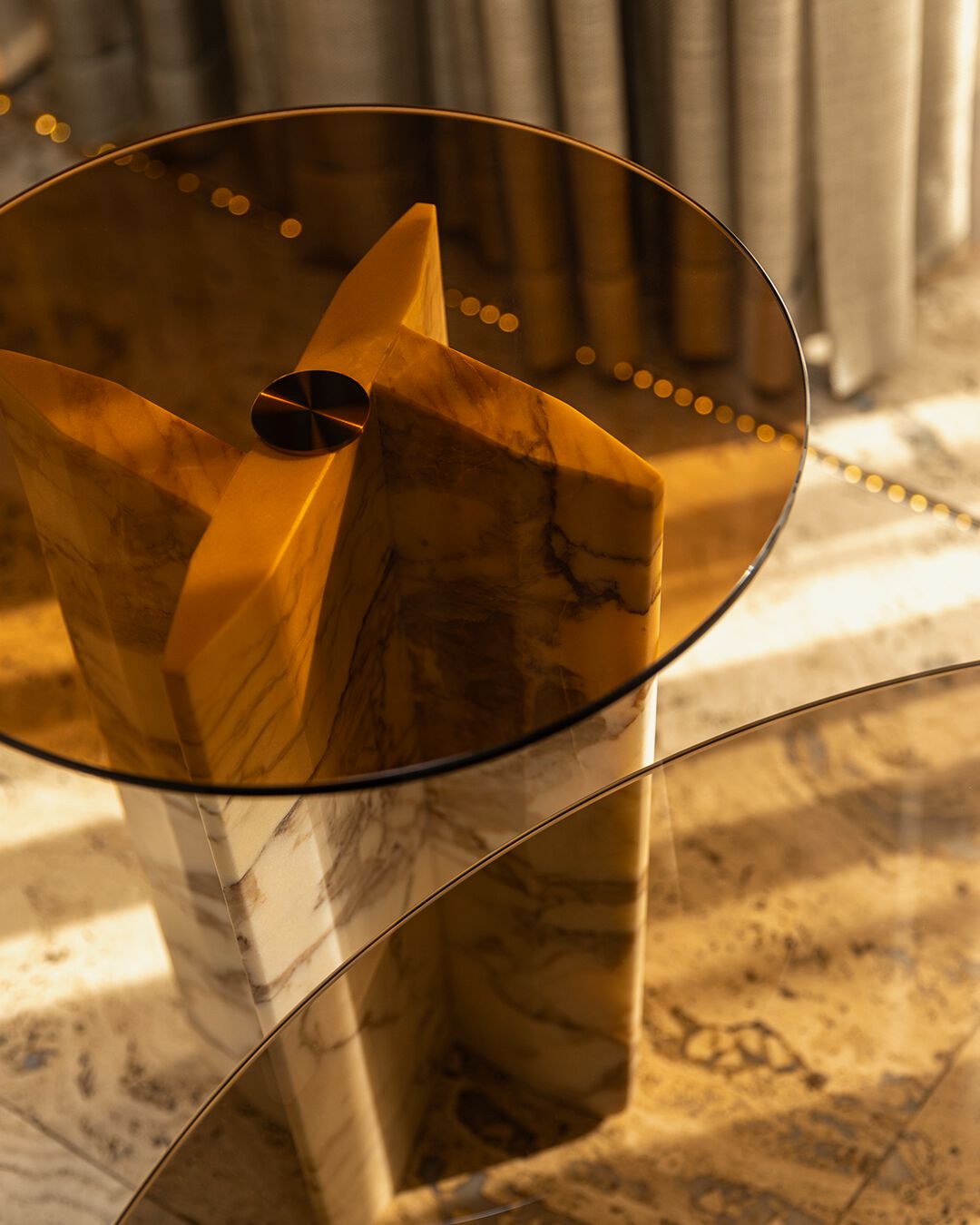 Мраморный журнальный столик Maami Home Quina ARCH-00057061 - Вид №3