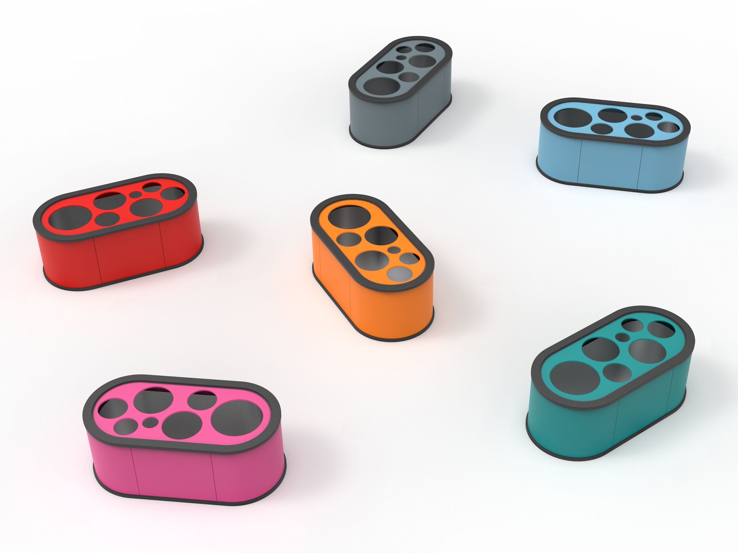 Овальный полиэтиленовый плантатор Donye BOLLICINE ARCH-00072059 - Вид №5