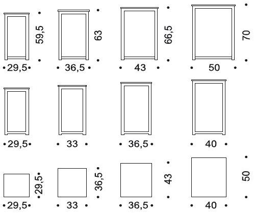 Wittmann Штабелируемый деревянный журнальный столик sun-id-1352128 - Вид №2