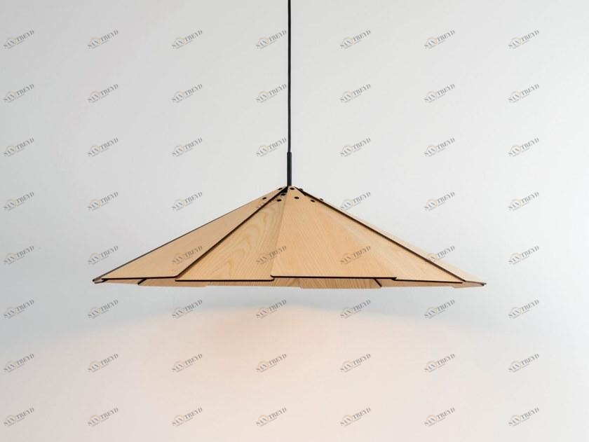 Milan Iluminacion Подвесной светильник led direct light из ясеня  6763 