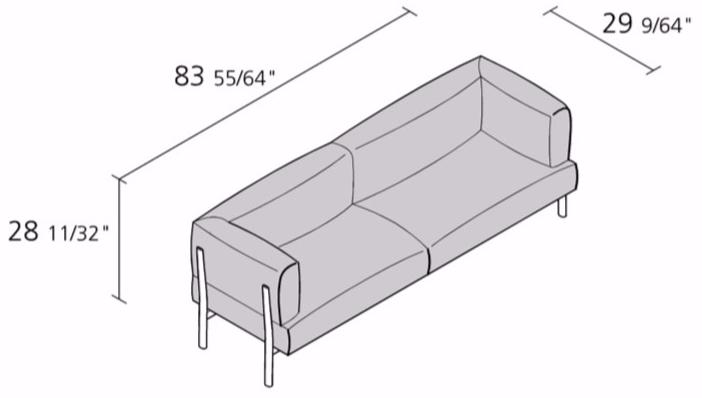Alias 3-х местный диван Eleven sun-id-1469535 - Вид №2