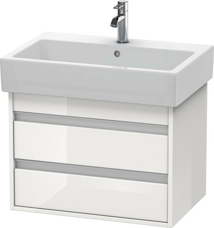KT662404343 Ketho Тумбочка подвесная Базальт матовый, декор Duravit - Вид №2