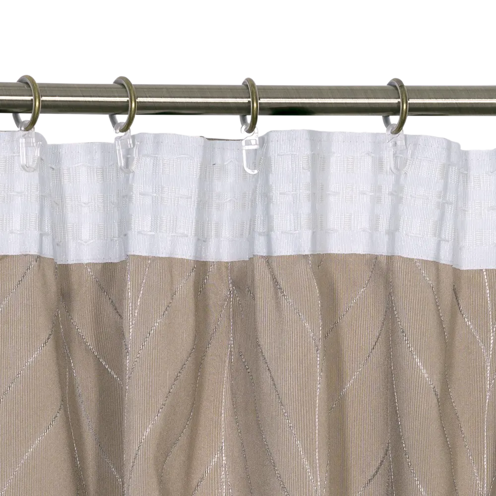 Штора на ленте «Брук» 200х280 см цвет серо-коричневый INSPIRE STLM-2158280 - Вид №4