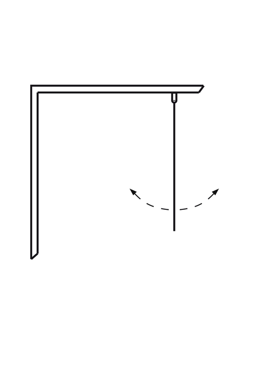 1450302 Igloo Pro Душевая Дверь Прямая Прозрачное Стекло 90 Hafa Прозрачный  - Вид №2