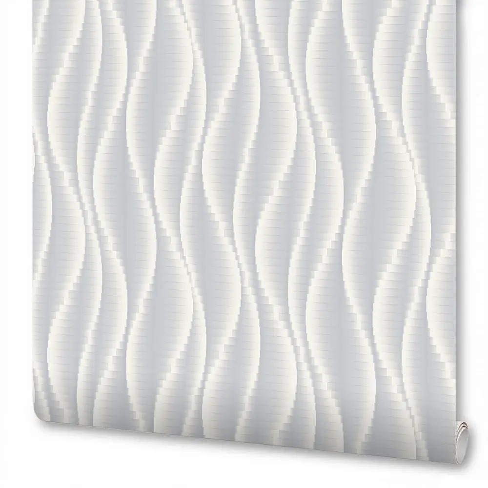 NEW AGE Tempo - Флизелиновые обои серые с геометрическим узором 89389764 STLM-1571704