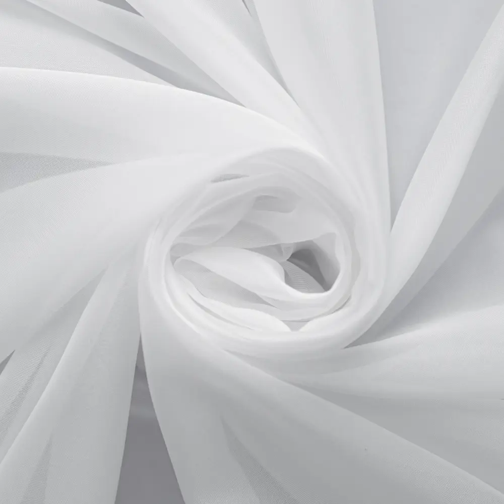 Ткань Tex republic Silk2 шелк 320 см однотонная цвет белый п/м STLM-2044527 - Вид №3