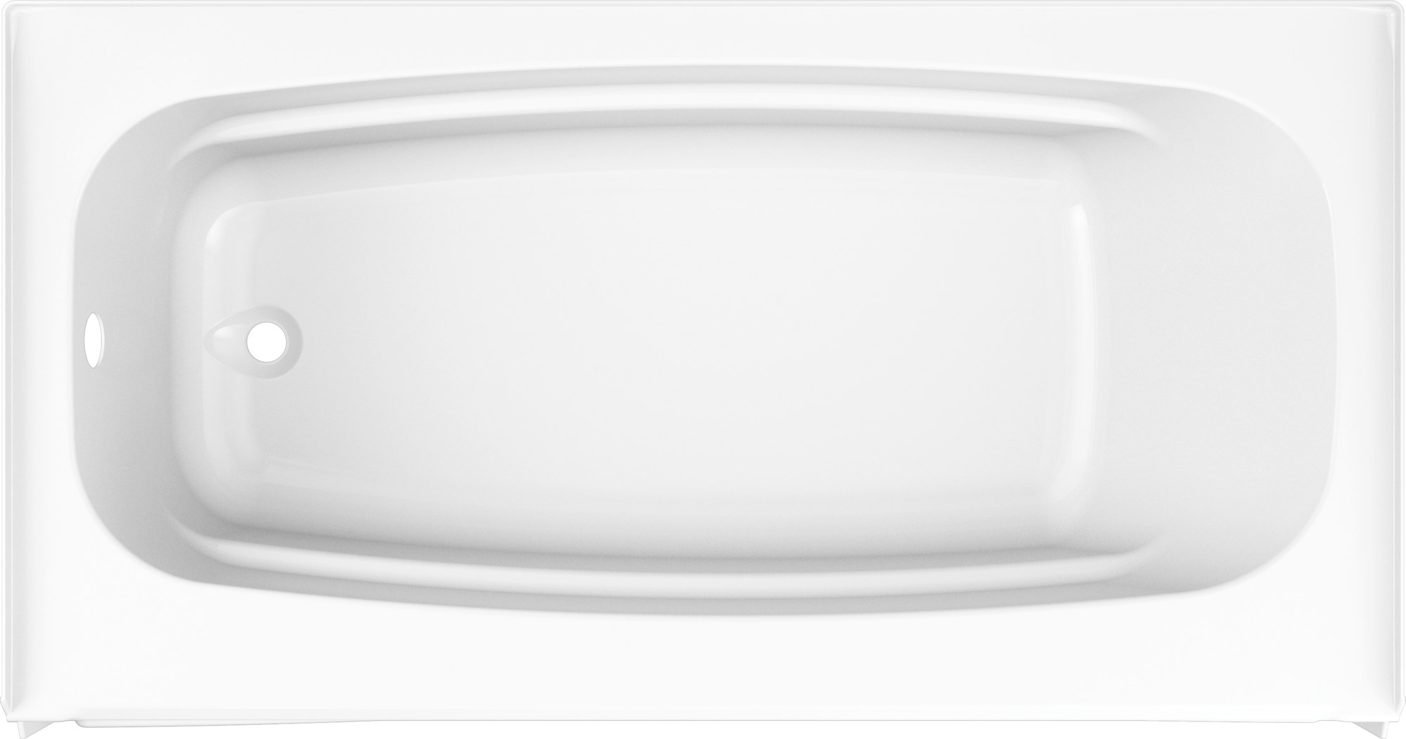 Левый слив ванны 60 "x 32" Delta Faucet Laurel B10311-6032L-WH - Вид №2