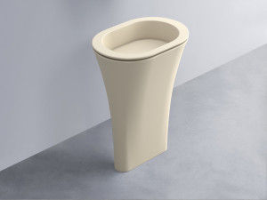 AMLA65-LN+AMPILO-LN+AMCOLO-LN Раковина Amedeo Ovale отдельностоящая cielo Enjoy + Amedeo