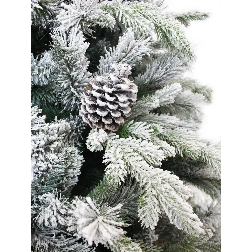 Ель новогодняя искусственная Crystal Queen заснеженная 210 см 89394094 STLM-2074546 BEATREES  - Вид №1