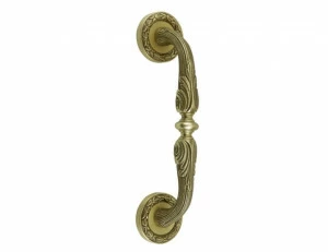 0N6505.000.71 Ручка дверная на розетках Античное серебро