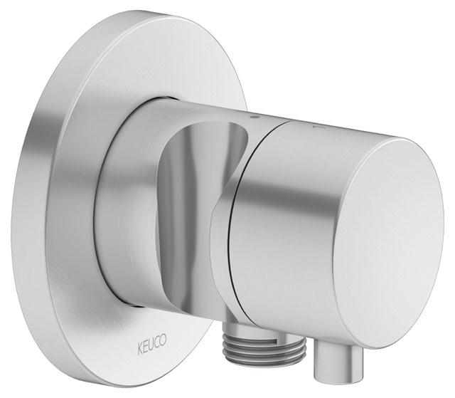 59556031201 Встраиваемый переключатель на 2 потребителя с выводом для шланга и держателем лейки DN 15 KEUCO IXMO - Вид №4