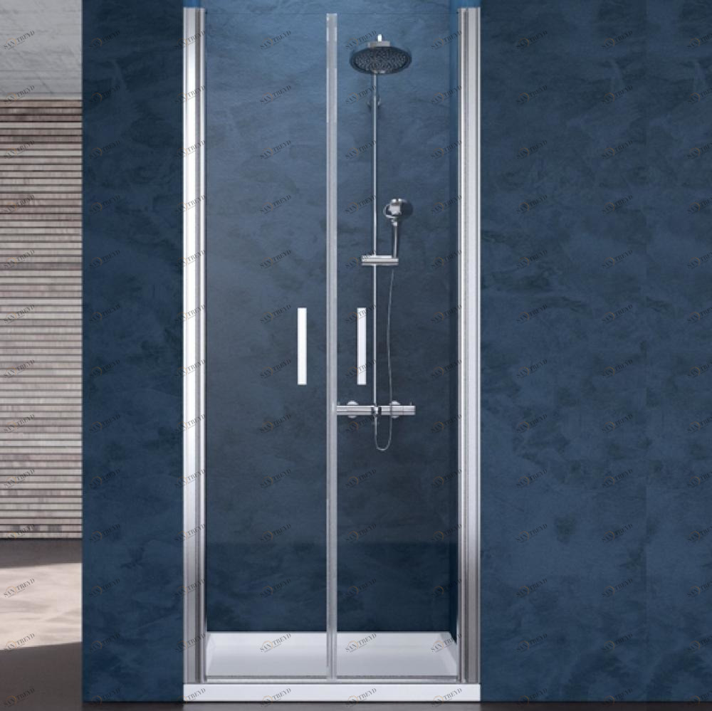 Душевое ограждение Ray RAS 70 см Karolitalia BLUBLEURAYRAS70