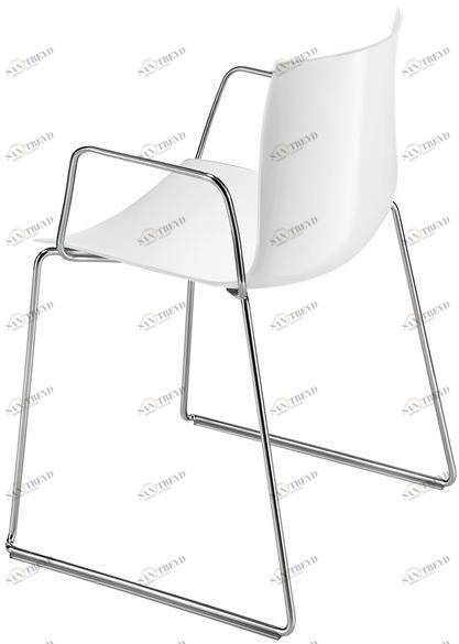 arper Стул на санках с подлокотниками Catifa 46 sun-id-1359138