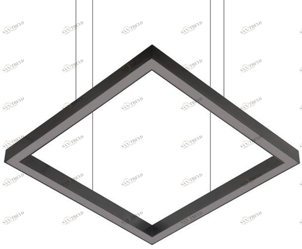 Metalmek Светодиодный подвесной светильник прямого света Tile 9738 ne