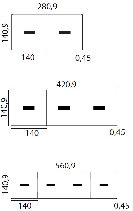 Quadrifoglio Прямоугольный стол для совещаний с системой управления кабелями X9 sun-id-1417697 - Вид №11