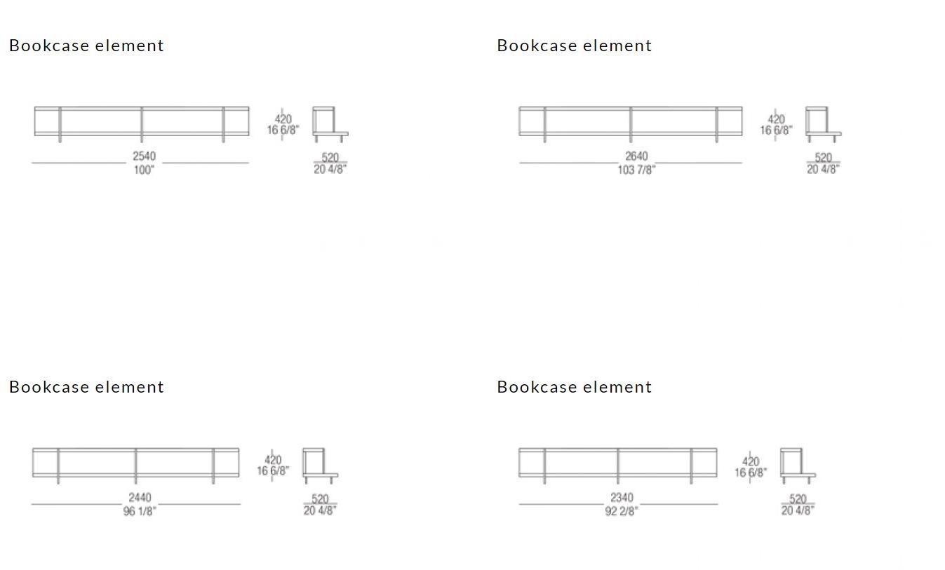 MisuraEmme Диван из ткани с полкой для журналов Misuraemme sun-id-1374520 - Вид №31