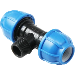 Тройник ПНД Unio ø3/4"х32х32 мм наружная резьба 82149033 STLM-2003037