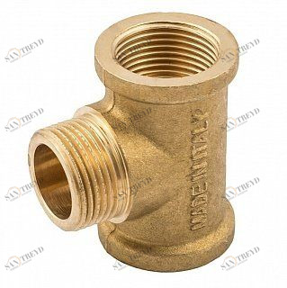 Тройник ВНВ 1" латунь STOUT SFT0064000111