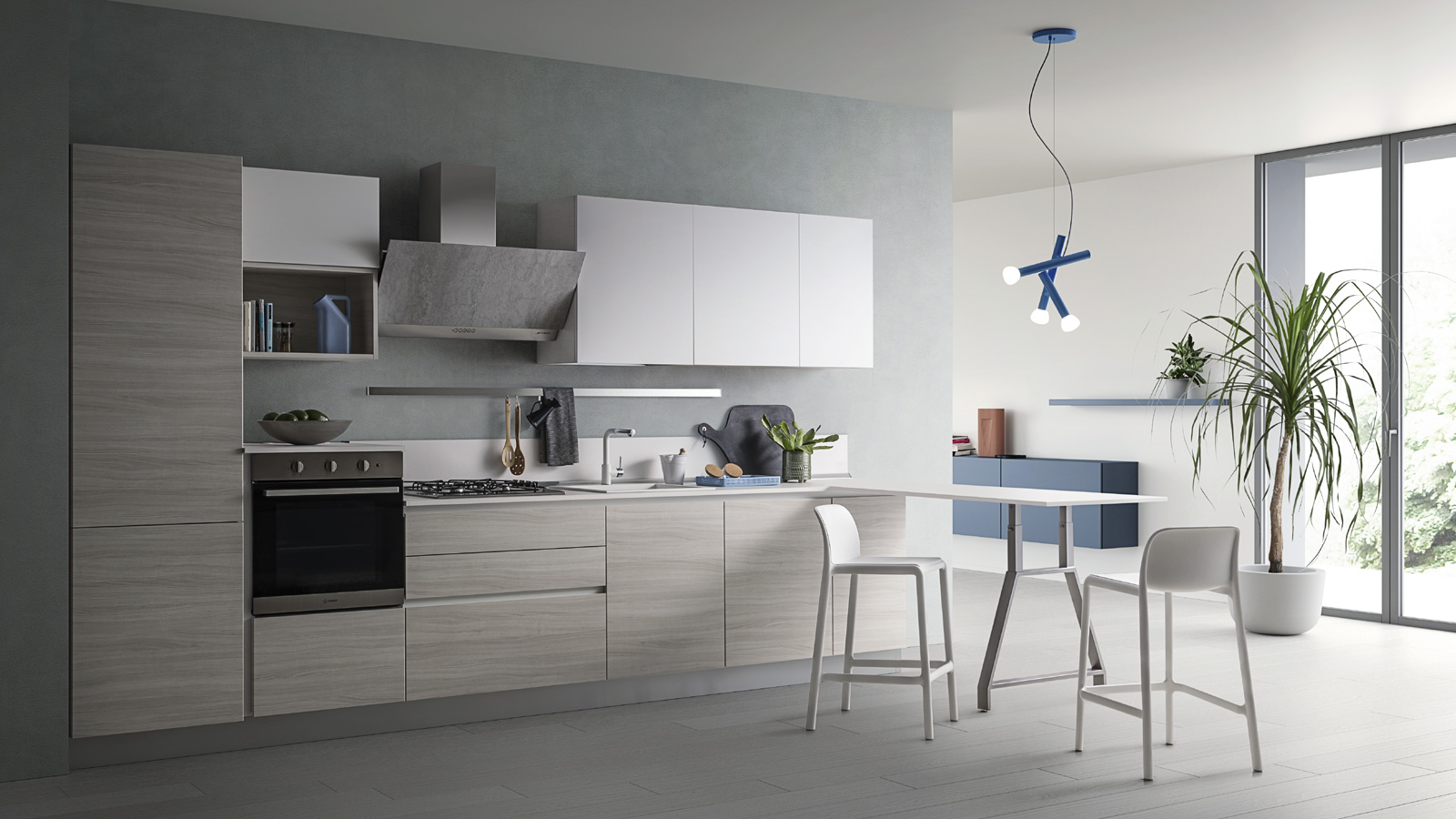 Easy 030  Кухонный гарнитур Ar-Due Effetto matrix 