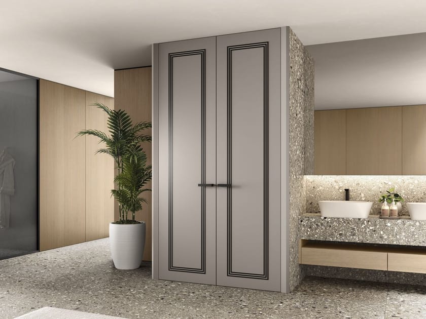 Лакированная распашная дверь BARAUSSE деревянные двери ARCH-00100489