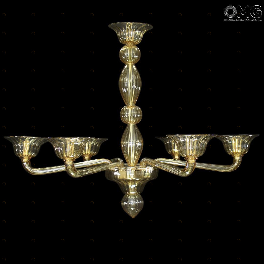 1175 ORIGINALMURANOGLASS Люстра Рим - Либерти - муранское стекло OMG  см 