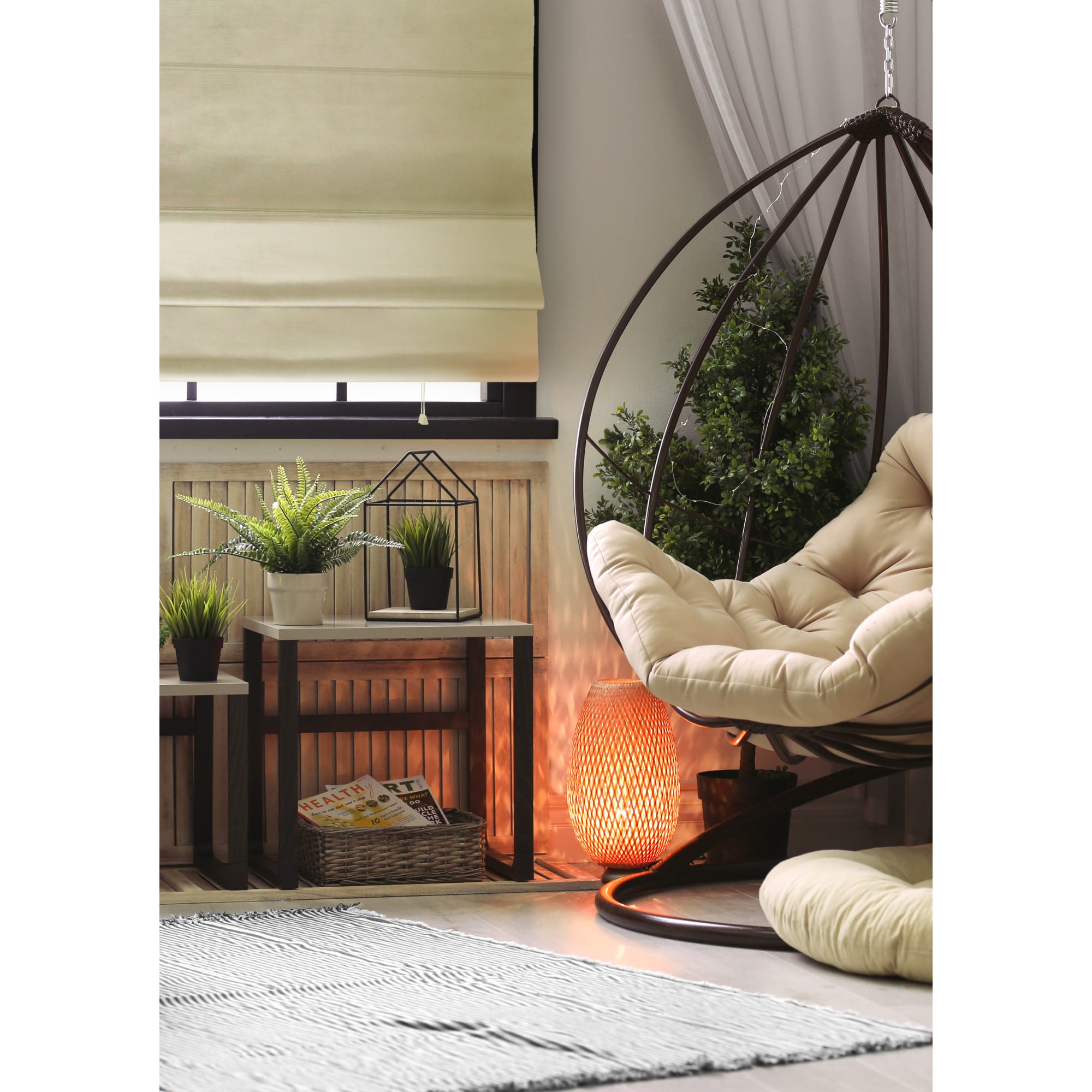 82411445 Штора римская Милфид 100x175 см цвет ваниль Santreyd  - Вид №6