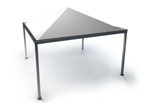 Высокопрочная стальная беседка