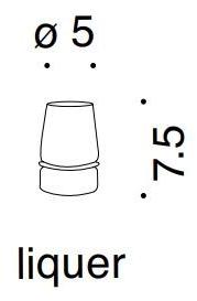 Danese Milano Бокал для ликера из выдувного хрусталя Ovio Dc6002a09  - Вид №6